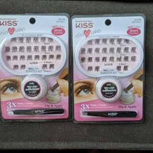 Kiss Brand Ever Ez Lashes Trio Short Combo -2 Pack